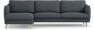 Madison Lux - 3-sits soffa med schäslong vänster - Vit