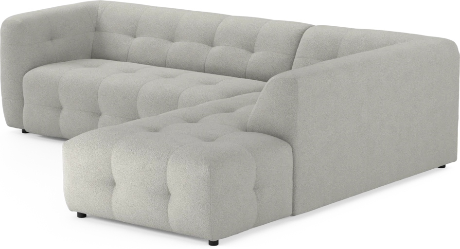 Bella - 3-sits soffa med divan höger - Grå