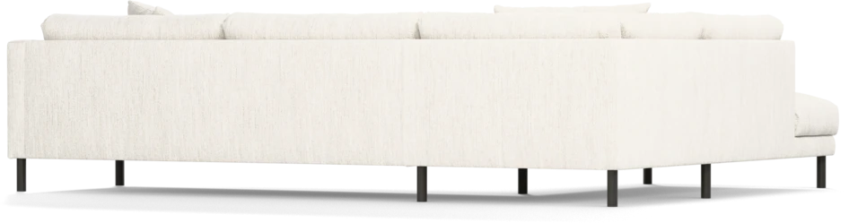 Harper - 3-sits soffa med divan vänster - Vit