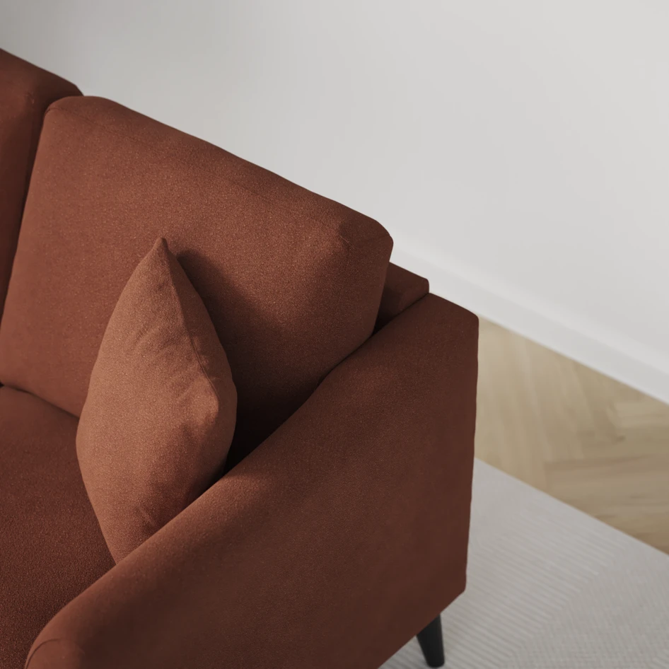 Eden - 3-sits soffa - Orange