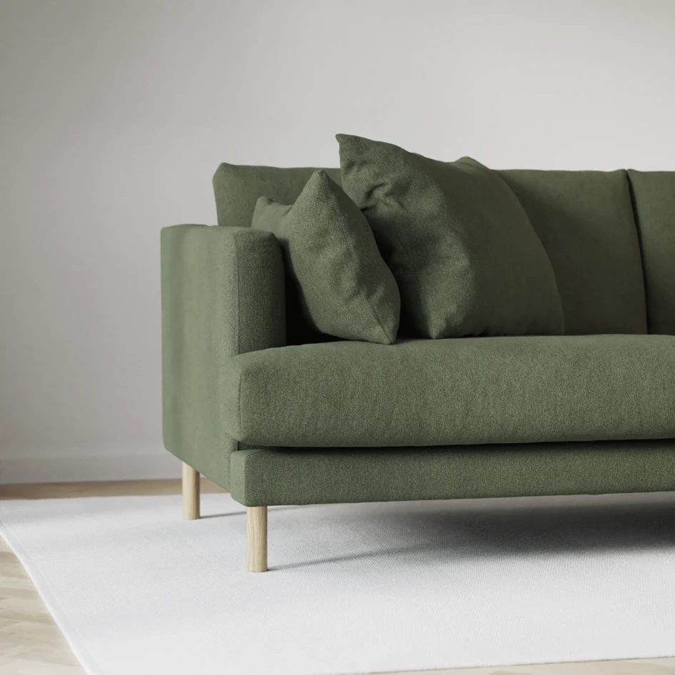 Harper - 4-sits soffa - Grön