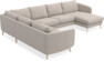 Madison - Hörnsoffa med schäslong höger - Beige