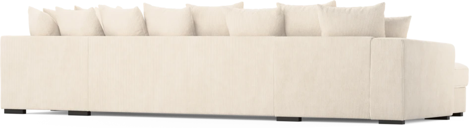 Town - 3-sits soffa med divan höger och schäslong vänster - Vit