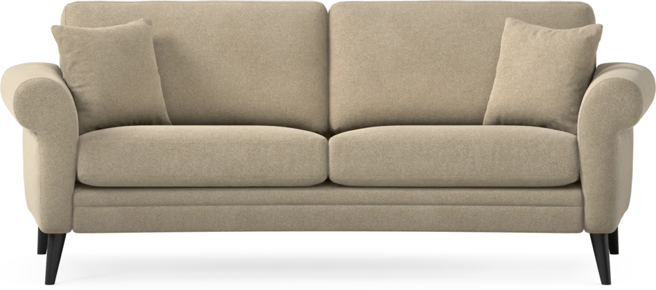 Eden - 2,5-sits soffa svängd - Beige