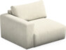 Free - 1,5-sits med armstöd vänster - Vit