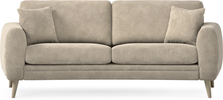 Eden - 2,5-sits soffa svängd - Beige