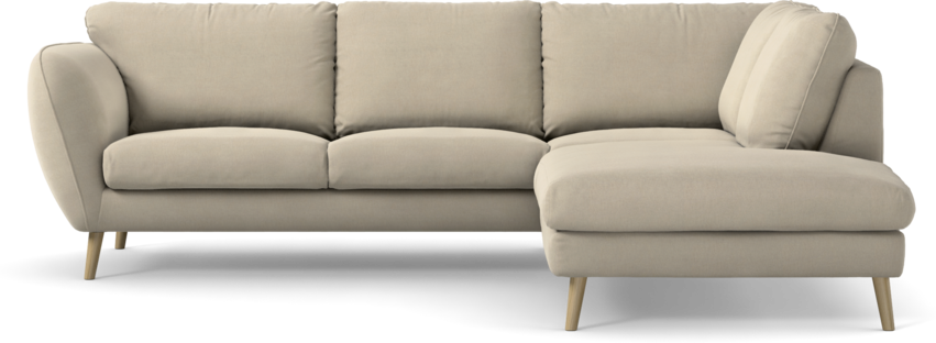Madison Lux - 2-sits soffa med divan höger - Beige
