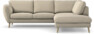 Madison Lux - 2-sits soffa med divan höger - Beige