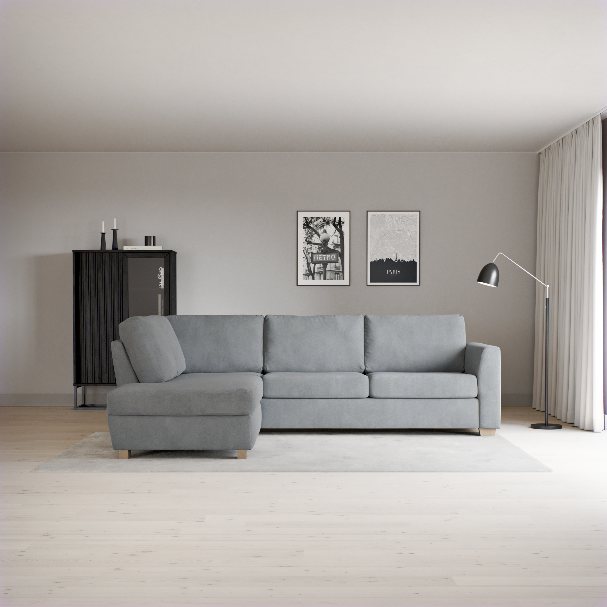 Friday - 2,5-sits soffa med divan vänster - inspiration