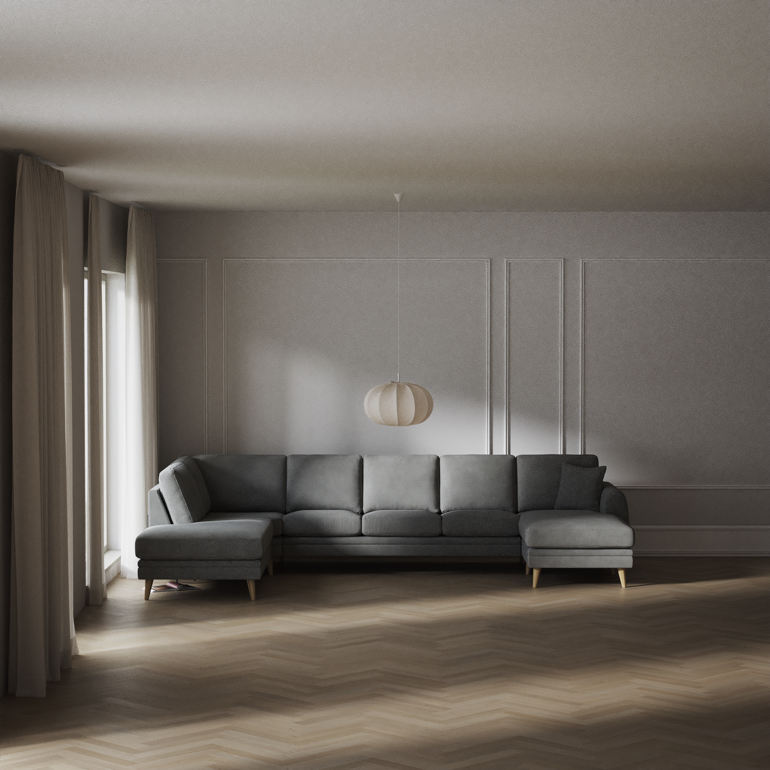 Eden - 3-sits soffa med divan vänster och schäslong höger - inspiration
