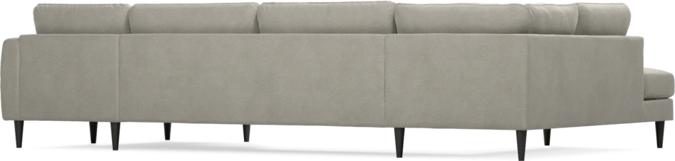 Bridge - 3-sits soffa med divan vänster och schäslong höger - Grå