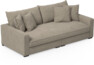 Rossi - 3-sits soffa, hel dyna - Beige