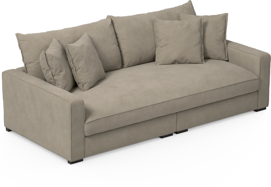 Rossi - 3-sits soffa, hel dyna - Beige