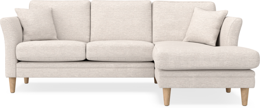 Eden - 2-sits soffa med schäslong - Beige