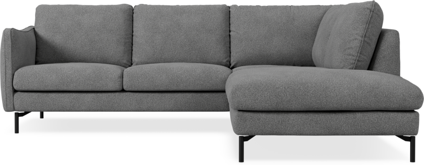 Madison Lux - 2-sits soffa med divan höger - Vit