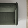 Madison Lux - 2-sits soffa med schäslong vänster och divan höger - Grön
