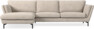 Madison Lux - 3-sits soffa med schäslong vänster - Vit