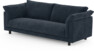 Cherrie - 3-sits soffa, hel dyna, fast klädsel - Blå