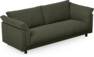 Cherrie - 3-sits soffa, hel dyna, fast klädsel - Grön