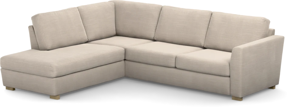 Friday - 2,5-sits soffa med divan vänster - Beige