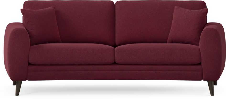 Eden - 2,5-sits soffa svängd - Röd