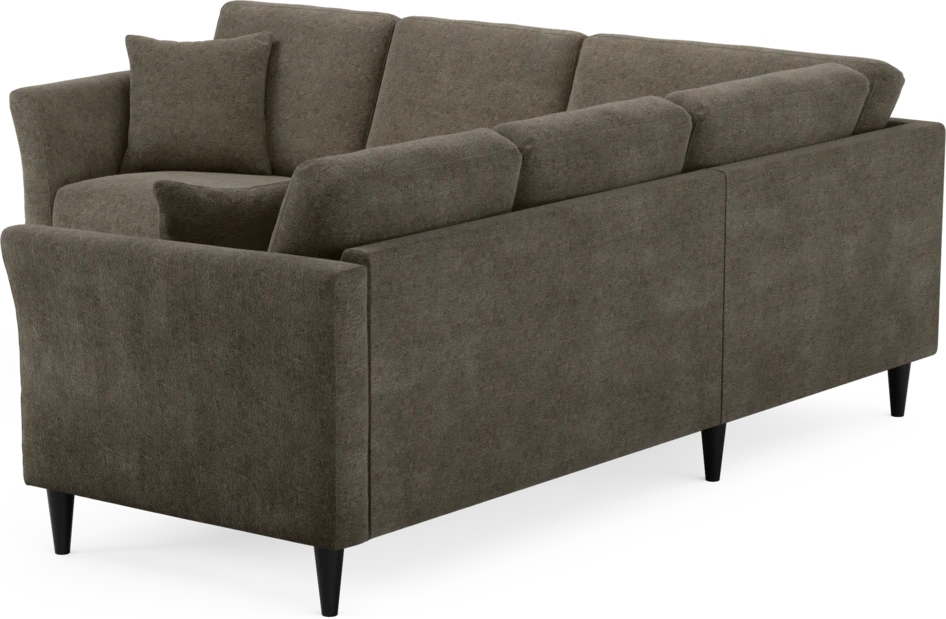Eden - Hörnsoffa, 2+2-sits - Brun
