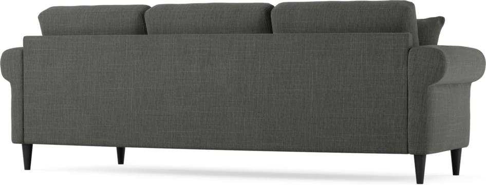 Eden - 3-sits soffa svängd - Grå