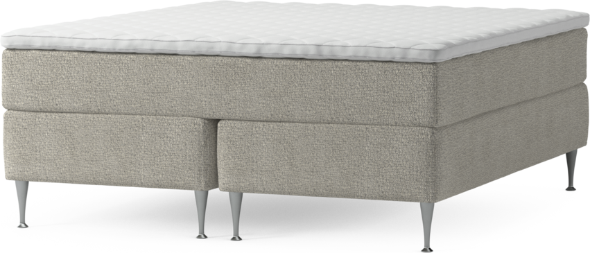 Delux Exclusive - Kontinentalsäng, dubbelsäng med bäddmadrass och sängben