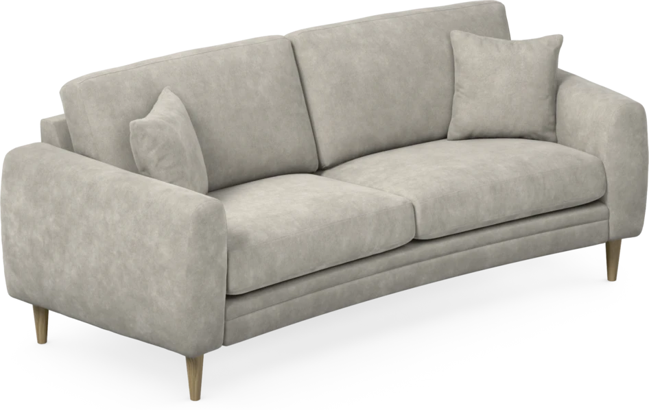 Eden - 2,5-sits soffa svängd - Grå