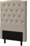 Delux Välvd - Sänggavel, 90-210 cm - Beige