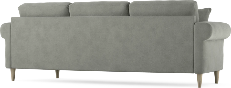 Eden - 3-sits soffa svängd - Grå