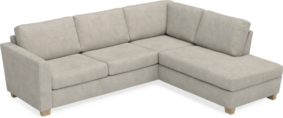 Friday - 2,5-sits soffa med divan höger - Beige