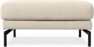 Willow - Fotpall, fast klädsel - Beige
