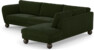 Madison Lux - 3-sits soffa med divan höger - Grön