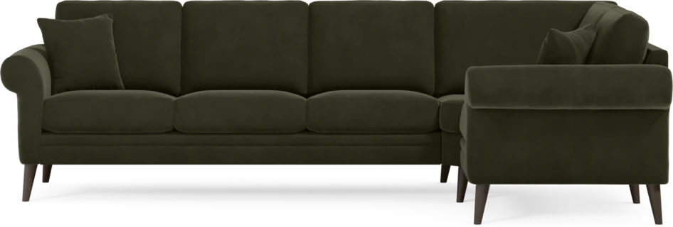 Eden - Hörnsoffa, 3+1-sits - Grön