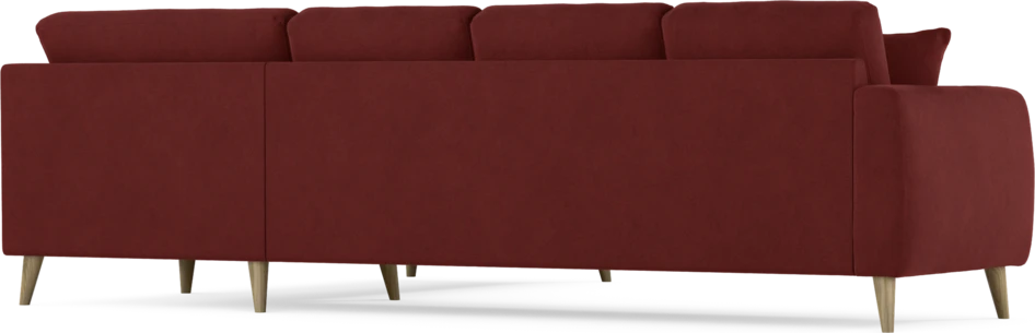 Eden - Hörnsoffa, 3+2-sits - Röd