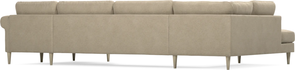 Bridge - 3-sits soffa med divan vänster och schäslong höger - Beige