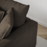Rossi - 3-sits soffa - Brun