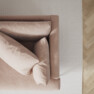 Harper - 3-sits soffa med divan höger - Rosa