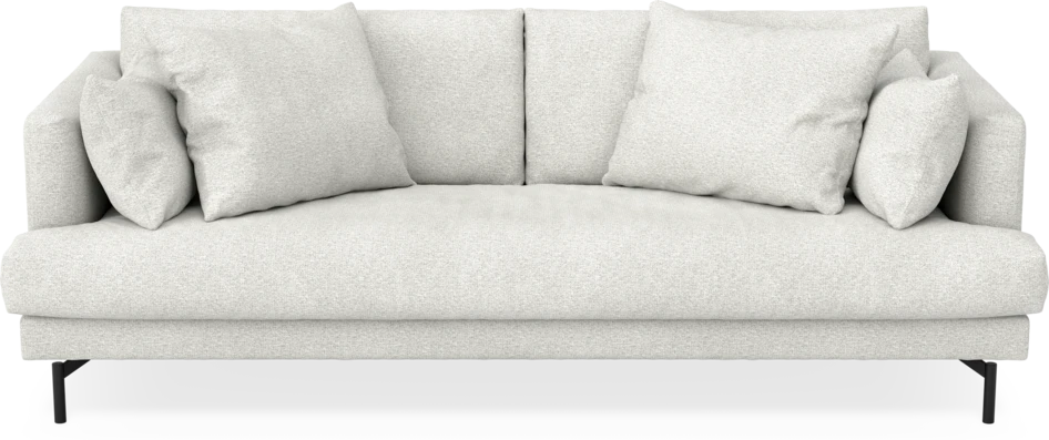 Harper - 3-sits soffa, hel dyna - Vit