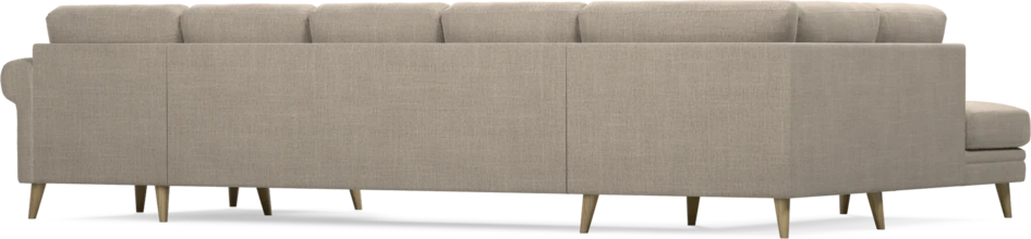 Eden - 3-sits soffa med divan vänster och schäslong höger - Beige