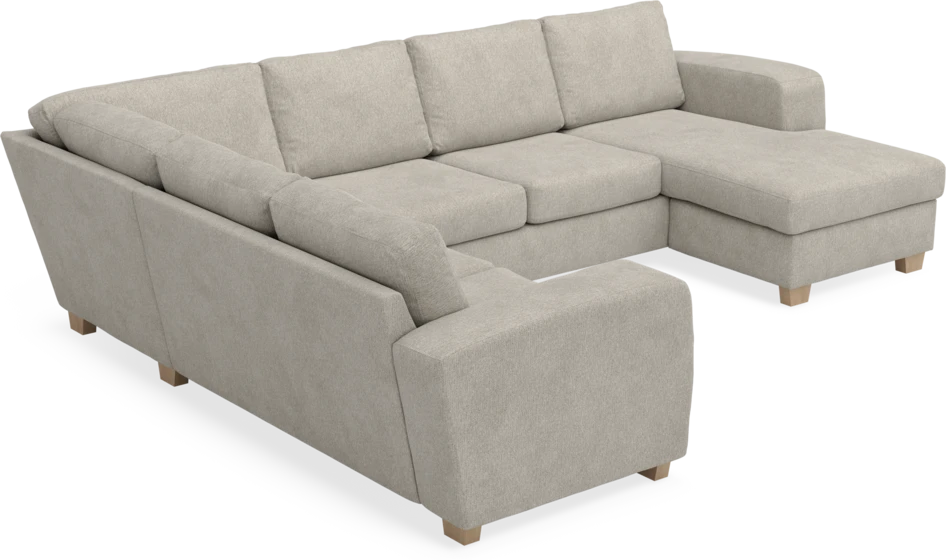 Friday - Hörnsoffa, 2+3-sits med schäslong höger - Beige