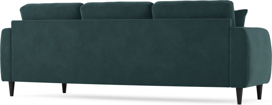Eden - 3-sits soffa svängd - Blå
