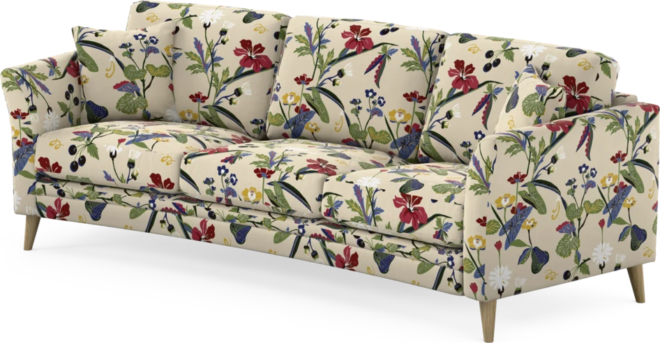 Eden - 3-sits soffa svängd - Flerfärgad