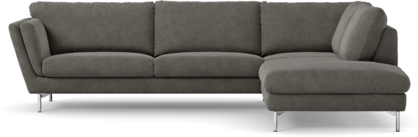 Madison Lux - 3-sits soffa med divan höger - Grå