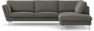 Madison Lux - 3-sits soffa med divan höger - Grå