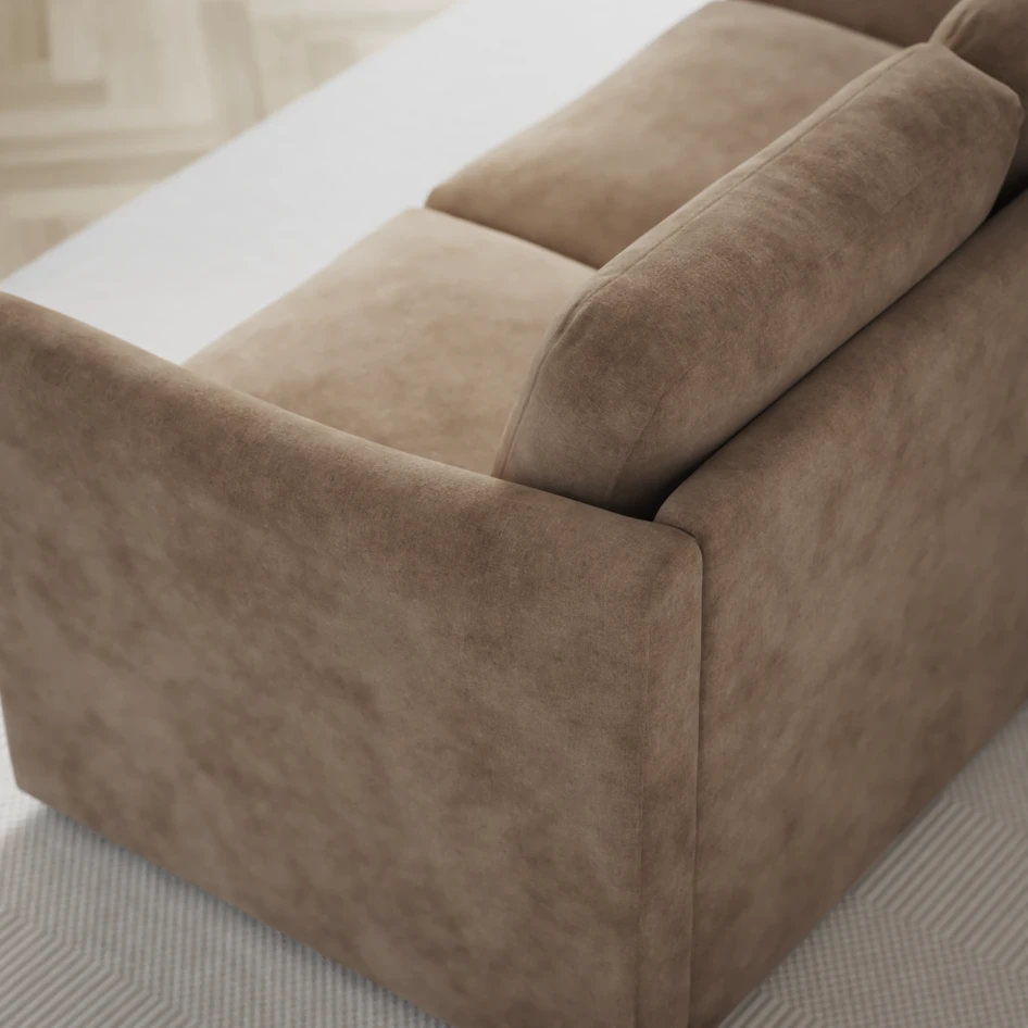 Öland - Bäddsoffa med divan vänster och schäslong höger - Beige