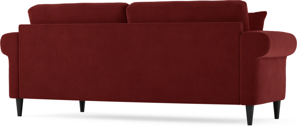 Eden - 2,5-sits soffa svängd - Röd