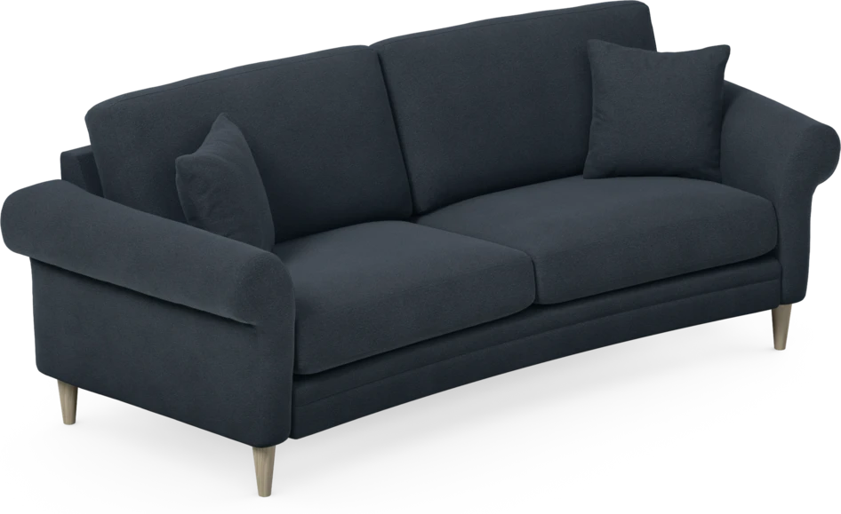 Eden - 2,5-sits soffa svängd - Blå
