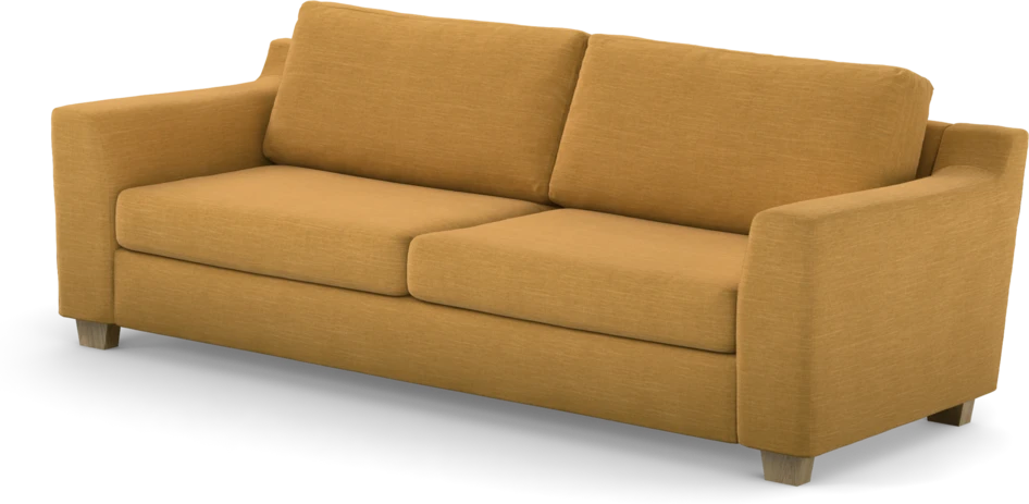 Friday - 3-sits soffa - Gul